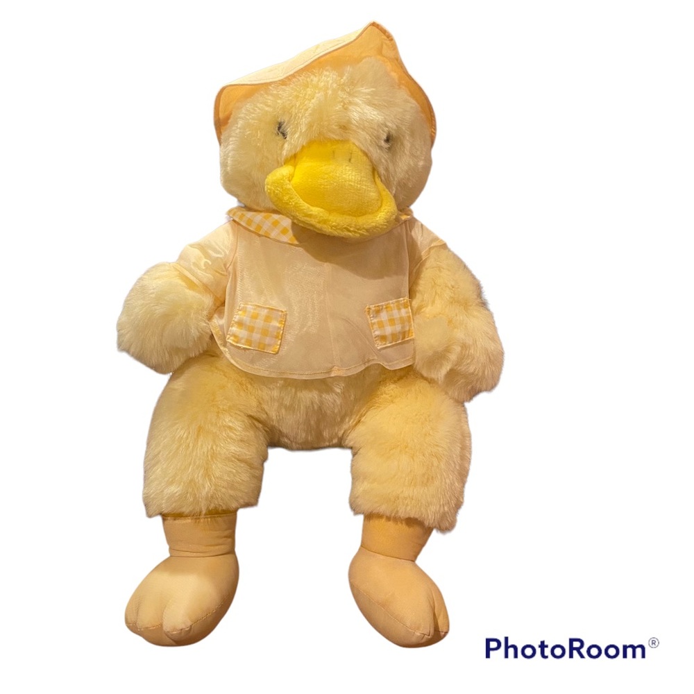 Vintage 15” inch Yellow Golden Bear Co. JCPenny Inc. Duck Plush
